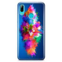 Huawei Y9 2019 Kılıf Toz Bombası Arka Kapak Koruma Desenli Full Koruyucu