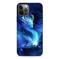 Apple iPhone 12 Pro Kılıf Dragons (36) Glitter Kılıf Ejderha Ateşi