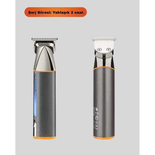 9’u 1 Arada Şarjlı Erkek Bakım Cihazı Saç Sakal Bıyık Ense Trimmer