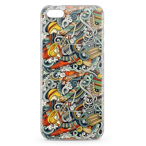 Apple iPhone 5 Kılıf Snowboarding Arka Kapak Koruma Desenli Full Koruyucu