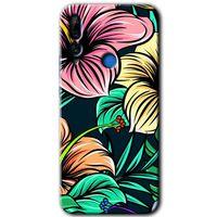 Potkal Hediye Fabrikası Huawei P Smart Z Kılıf HD Desen Baskılı Arka Kapak - Çizim Çiçekler