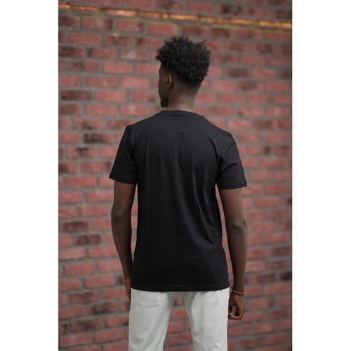 Slim Fit Pamuklu Önü Baskılı Sıfır Yaka T-Shirt