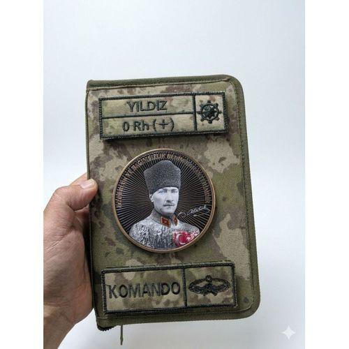 Komando İsimlik - Kamuflaj Ajanda Uyumlu - 4cm x 12 cm