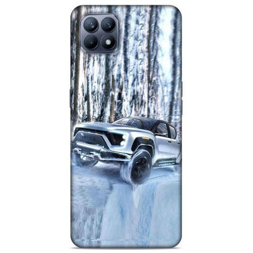 Lopard Huawei P40 Lite Uyumlu Kılıf PickUpX (46) Core Armor Kılıf Gümüş
