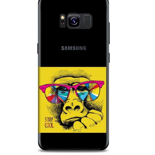 Zoologix (13) Samsung Galaxy S8 Şeffaf Kılıf Silikon Desenli