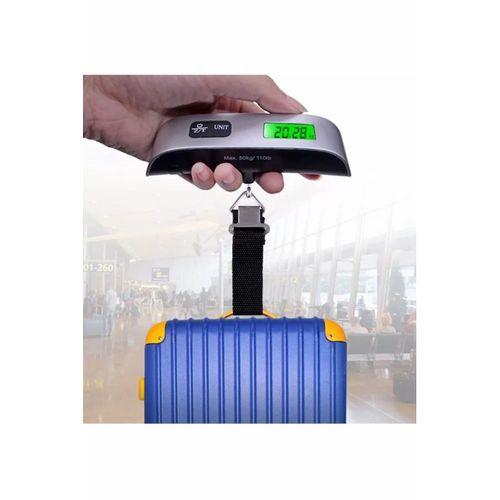 Dijital Işıklı Elektronik Askılı El Bagaj Tartısı Bavul Kantarı Seyahat Çantası 50kg