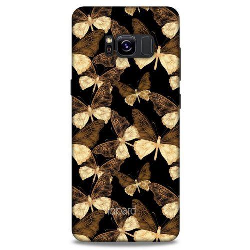 Samsung Galaxy S8 Kılıf Kelebek Etkisi (41) Tank Kılıf Bej Yeşil