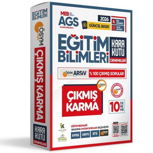 2026 MEB-AGS Eğitim Bilimleri ÖSYM Çıkmış Soru Karma Kara Kutu 10lu Deneme Paketi Türkiye Geneli