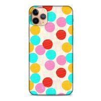 Apple Iphone 11 Pro Kılıf Pastel Renkler (30) Silicone Case Turkuaz Pembe