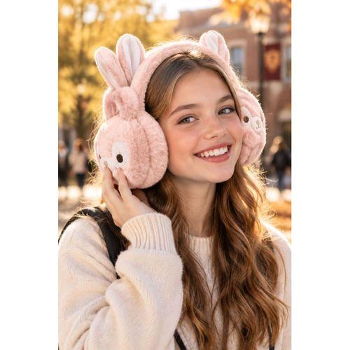 Monalisa Home Lüks Renkli Figürlü Peluş Kulaklık