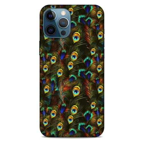 Apple iPhone 12 Pro Max Kılıf Desenli Özel Seri Tüyler (11) Tam Koruma