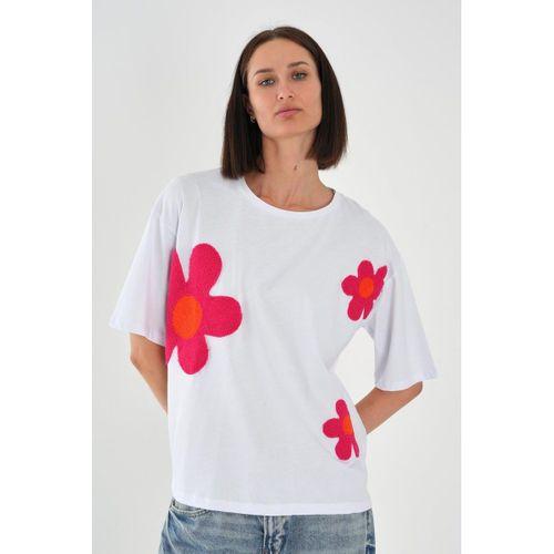 ALEXANDERGARDI Çicek Desenli Kadın T-shirt