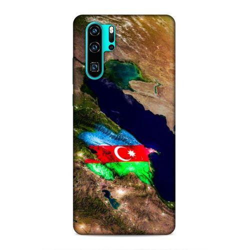 Huawei P30 Pro Uyumlu Kılıf Azarbaijan (1) Kılıfı Azerbaycan Harita