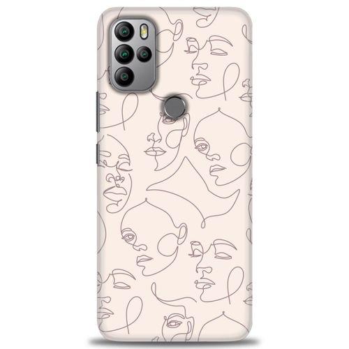 General Mobile GM 21 Pro Kılıf HD Baskılı Kılıf - Kadın Silüeti + Tam Ekran Koruyucu