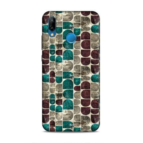 Huawei P20 Lite Uyumlu Kılıf Romans (36) Glitter Kılıf Kahverengi