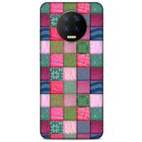 Lopard İnfinix Note 7 Uyumlu Kılıf Patchwork (35) Fit Design Kılıf