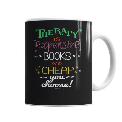 Books Therapy Kupa Bardak Porselen