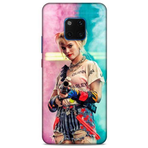 Huawei Mate 20 Pro Uyumlu Kılıf Harley Quinn (27) Tasarımlı Kılıf Kobalt mavisi