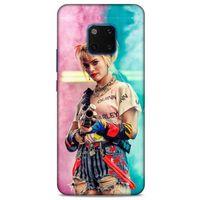 Huawei Mate 20 Pro Uyumlu Kılıf Harley Quinn (27) Tasarımlı Kılıf Kobalt mavisi