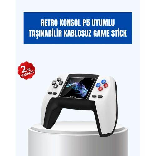 520 Oyunlu Taşınabilir Retro Oyun Konsolu | P5 Gamepad