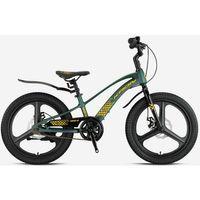Kron Mag8 16 Jant Mekanik Disk Çocuk Bisikleti Haki-Sarı