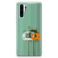 Huawei P30 Pro Kılıf Soyut Bahar Arka Kapak Koruma Desenli Full Koruyucu