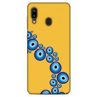 Nazarium (14) Desenli Silikon Kapak Samsung Galaxy A20 Kılıf