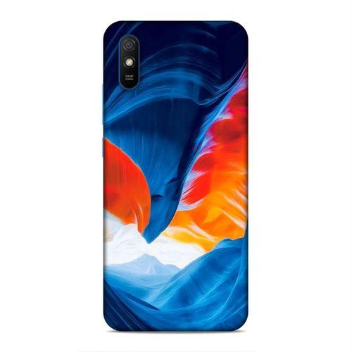 Xiaomi Redmi 9a Kılıf Turuncu Kanyon Arka Kapak Silikon Koruma Full Koruyucu