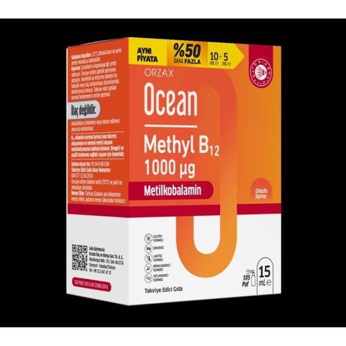ORZAX OCEAN METHYL B12 1000MCG 10+5ML %50 FAZLA 850081345244