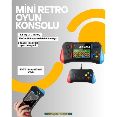 Şarjlı Taşınabilir Oyun Konsolu – X7m Retro Game Box
