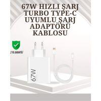 Type-c Uyumlu 67w Turbo Hızlı Şarj Aleti Akıllı Koruma Sistemli