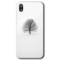 Potkal Hediye Fabrikası Huawei Y5 2019 Kılıf HD Desen Baskılı Arka Kapak - Alone Tree