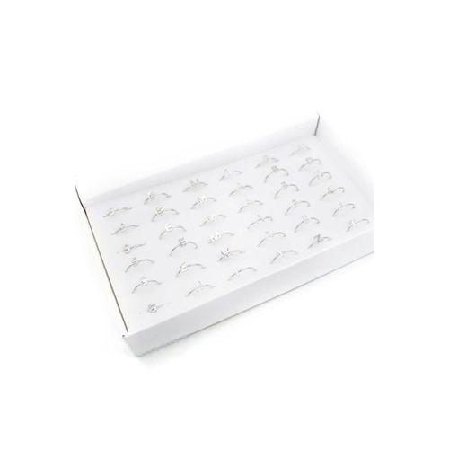 36'lı Harf Yüzük - Gümüş