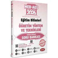 2026 MEB AGS Eğitim Bilimleri Öğretim Yöntem ve Teknikleri Çözümlü Soru Bankası Data Yayınları