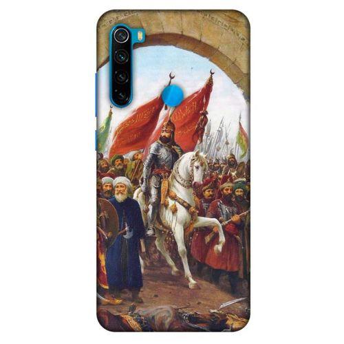Xiaomi Redmi Note 8 Uyumlu Kılıf Ottoman (40) Fit Silikon Kılıf İstanbul'un Fethi