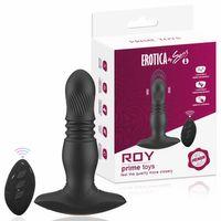 Roy Şarjlı Uzaktan Kumandalı İleri Geri Hareketli Prostat Masaj Anal Uyarıcı Vibratör