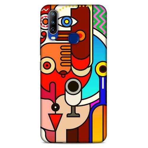 Lopard General Mobile GM 10 Uyumlu Kılıf Soyut Sanat (8) Desenli Baskılı Kılıf