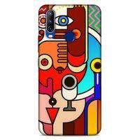 Lopard General Mobile GM 10 Uyumlu Kılıf Soyut Sanat (8) Desenli Baskılı Kılıf