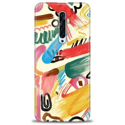 Oppo Reno 2Z Kılıf HD Baskılı Kılıf - Sanat + Tam Ekran Koruyucu