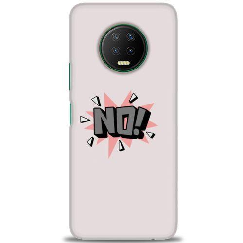 Infinix Note 7 Kılıf HD Baskılı Kılıf - No + Tam Ekran Koruyucu