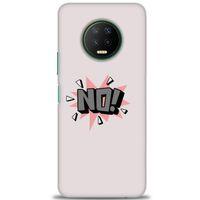 Infinix Note 7 Kılıf HD Baskılı Kılıf - No + Tam Ekran Koruyucu