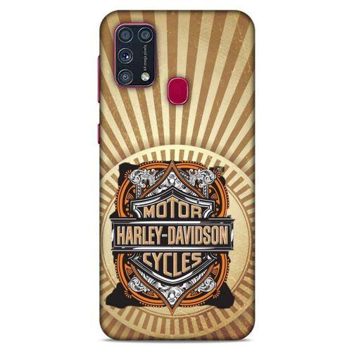 Samsung Galaxy M31 Uyumlu Kılıf Motorsiklet (5) Koruma Kabı Harley Davidson