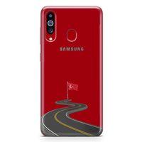 Samsung Galaxy A20s Kılıf Türkiye Yolları Arka Kapak Koruma Desenli Full Koruyucu