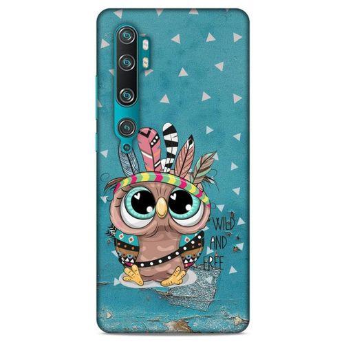Animax Mavi Kızılderili Baykuş Xiaomi Mi Cc9 Pro Kılıf Desenli Silikon