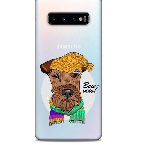 Zoologix (87) Samsung Galaxy S10 Plus Şeffaf Kılıf Silikon Desenli