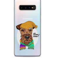 Zoologix (87) Samsung Galaxy S10 Plus Şeffaf Kılıf Silikon Desenli