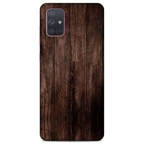 Lopard Samsung Galaxy A71 Uyumlu Kılıf Wood'X (2) Kabı Desenli