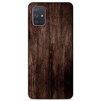 Lopard Samsung Galaxy A71 Uyumlu Kılıf Wood'X (2) Kabı Desenli