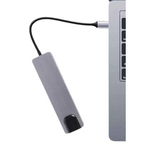 Usb Type-c Hub Dönüştürücü Çevirici Çoklayıcı Macbook Çevirici 8 Portlu