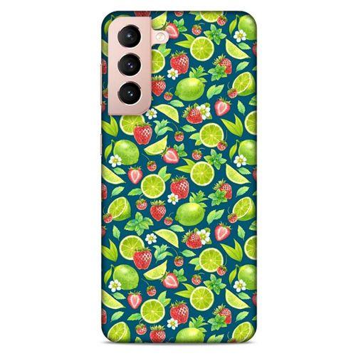 Lopard Samsung Galaxy S21 Uyumlu Kılıf Frutix (87) Silicone Cover